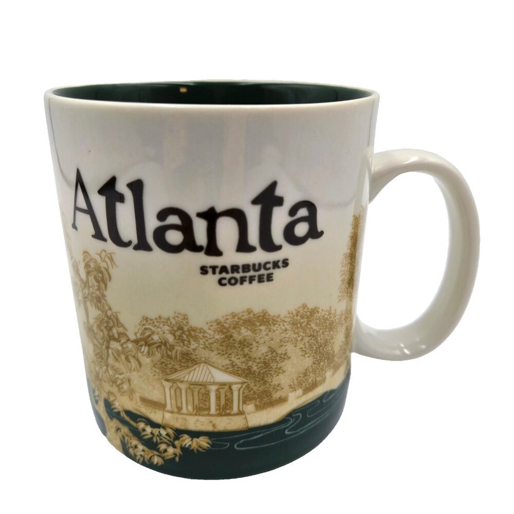 Starbucks Atlanta 2012 Coffee Mug Global Icon Series 16oz Read